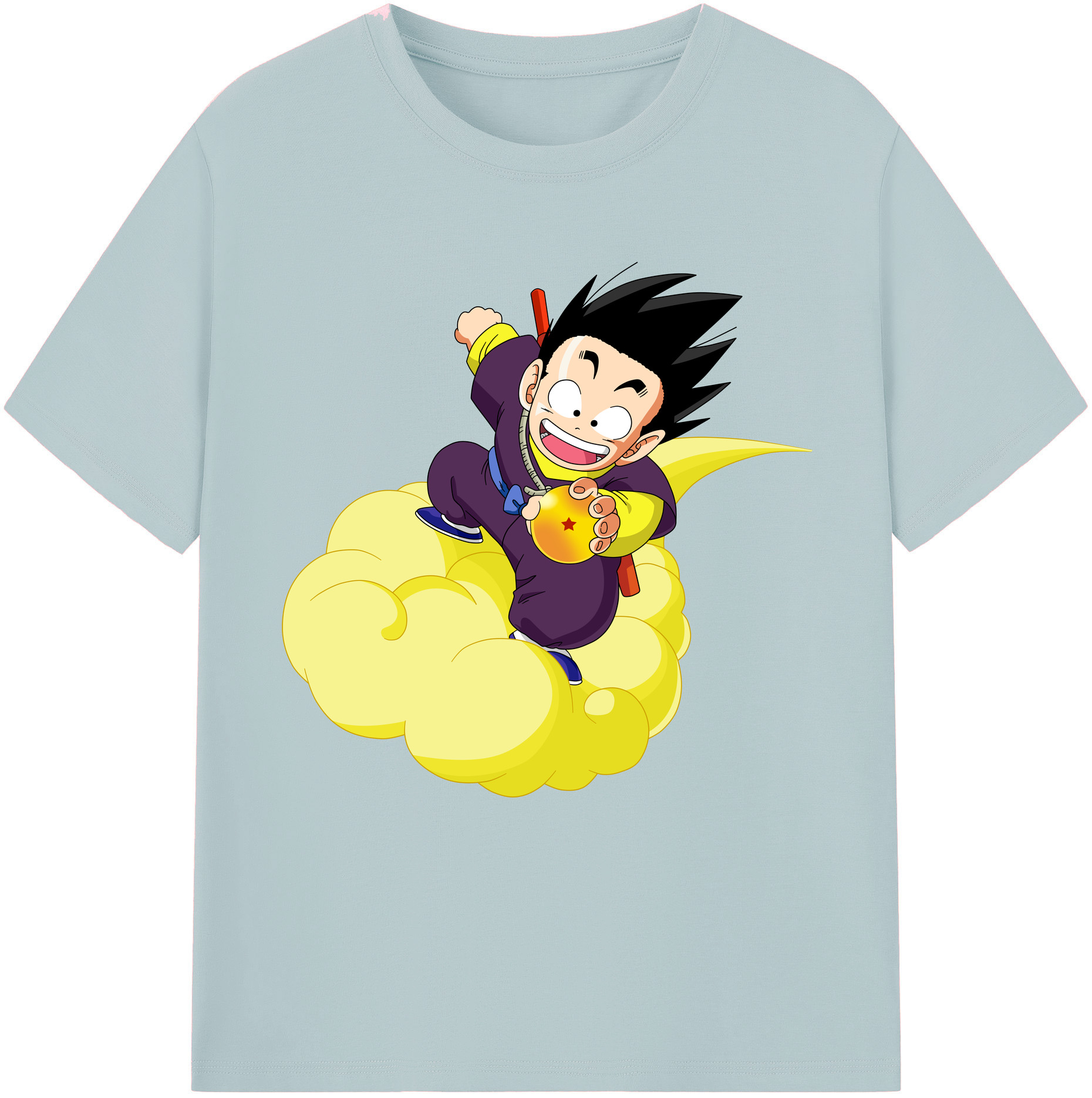 （画像用） ドラゴンボール 孫悟空（そん ごくう）Son Goku カカロット DRAGON BALL Kakarotto 綿100％半袖Tシャツ（フロントプリント）